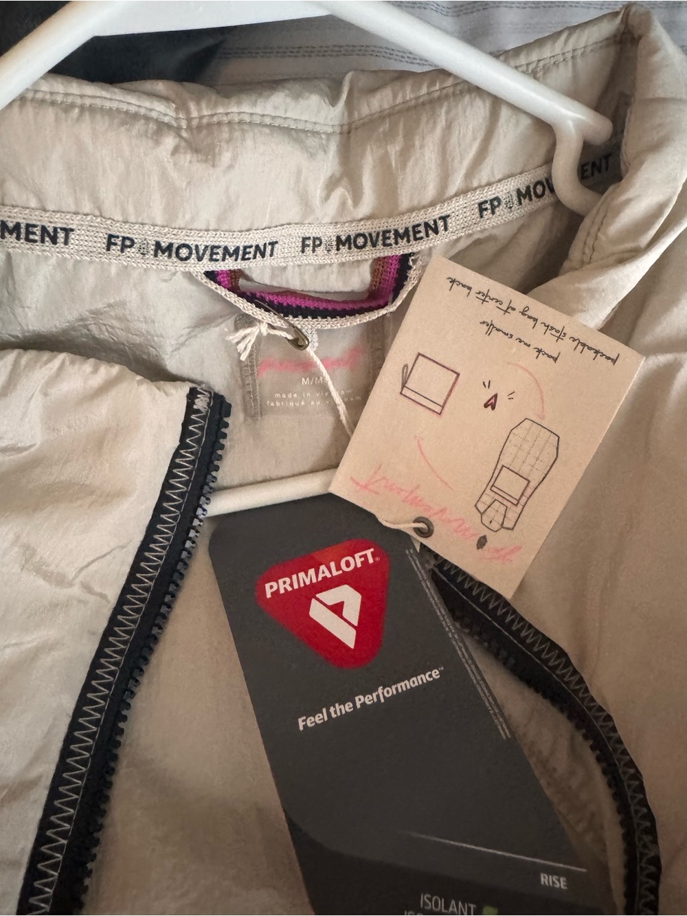 NWT Free people FP movement on the move packable puffer vest - Picture 5 of 7